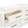 new Beckett 6 Drawer Dresser Warm White 4