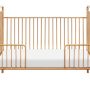 Jubilee Crib with Toddler Guard Rail Front Gold