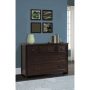 5 DRAWER DRESSER IN CHOCOLATE ROOM VIEW