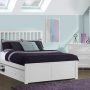 MARLEY MISSION FULL BED IN WHITE WITH UNDERBED STORAGE
