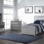 MARLEY TWIN MISSION BED IN GRAY