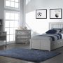 MARLEY TWIN MISSION BED IN GRAY WITH TRUNDLE