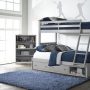 SYDNEY TWIN OVER FULL BUNK BED IN GRAY WITH UNDERBED STORAGE