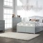 FINLEY FULL BED IN GRAY WITH TRUNDLE