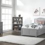 FINLEY TWIN BED IN GRAY WITH TRUNDLE