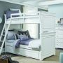 Canterbury Natural White Room View Twin Over TWin Bunk BEd