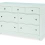 Canterbury Natural White Silo 7 drawer dresser