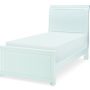 Canterbury Natural White Silo Twin Sleigh Bed Angle