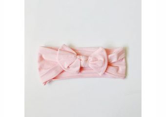 Baby Classic Bow Headband - Pink