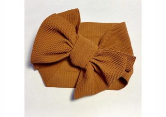 Baby Headwrap - Brown