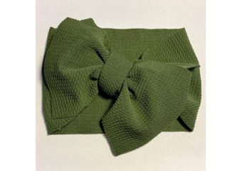 Baby Headwrap - Moss Green