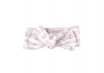Bow - Anchor Pink