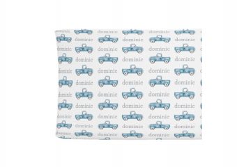 Changing Pad Cover - Truck Blue