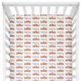 Crib Sheet - Truck Orange