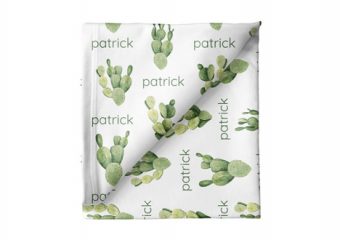 Large Stretchy Blanket - Cactus
