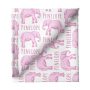 Large Stretchy Blanket - Elephant Pink