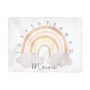 Neutral Rainbow Arch Milestone Blanket - Personalized