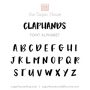 claphands font