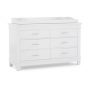 Bocca Dresser in Bright White With Changing Tray