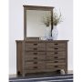 BUNGALOW FOLKSTONE DRESSER WITH LANDSCAPE MIRROR ROOM VIEW