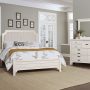 Bungalow Lattice full upholstered bed room view