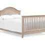 Beckett Rustic Curve Top Crib as full bed silo