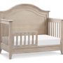 Beckett Rustic Curve Top Crib with Toddler Rail Silo