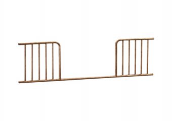 Camellia Toddler Guard Rail in Vintage Gold Angle