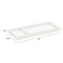 Universal Wide Removable Changing Tray in Heirloom White 2