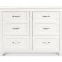 Wesley Farmhouse Dresser in Heirloom White Front