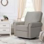 Linden Electronic Recliner and Swivel Glider in Grey 1
