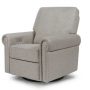 Linden Electronic Recliner and Swivel Glider in Grey 2