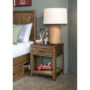 SUMMER CAMP NIGHT STAND IN BROWN