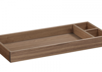 Nifty Changing Tray in Walnut