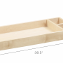 Nifty Changing Tray in Natural Birch w/ Dimensions