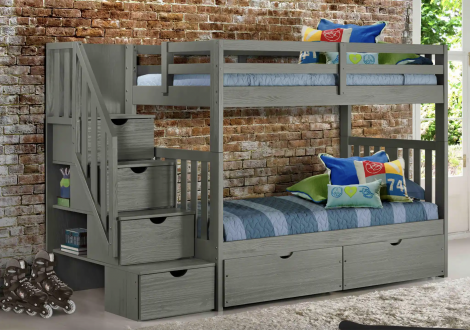 Innovations Under Bed Chest in Wire Brushed Gray